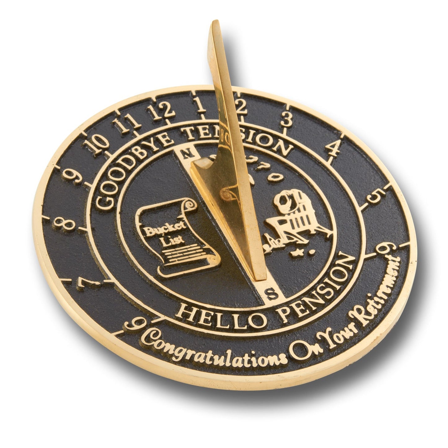 Custom Retirement Sundial - The Metal Foundry