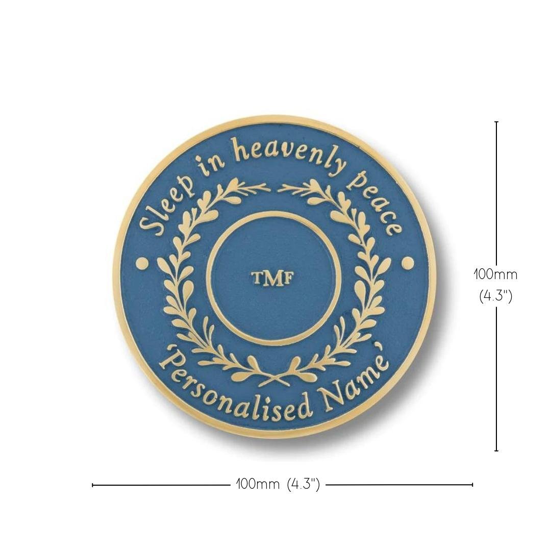 Custom "Sleep in heavenly peace" Candle Holder - The Metal Foundry
