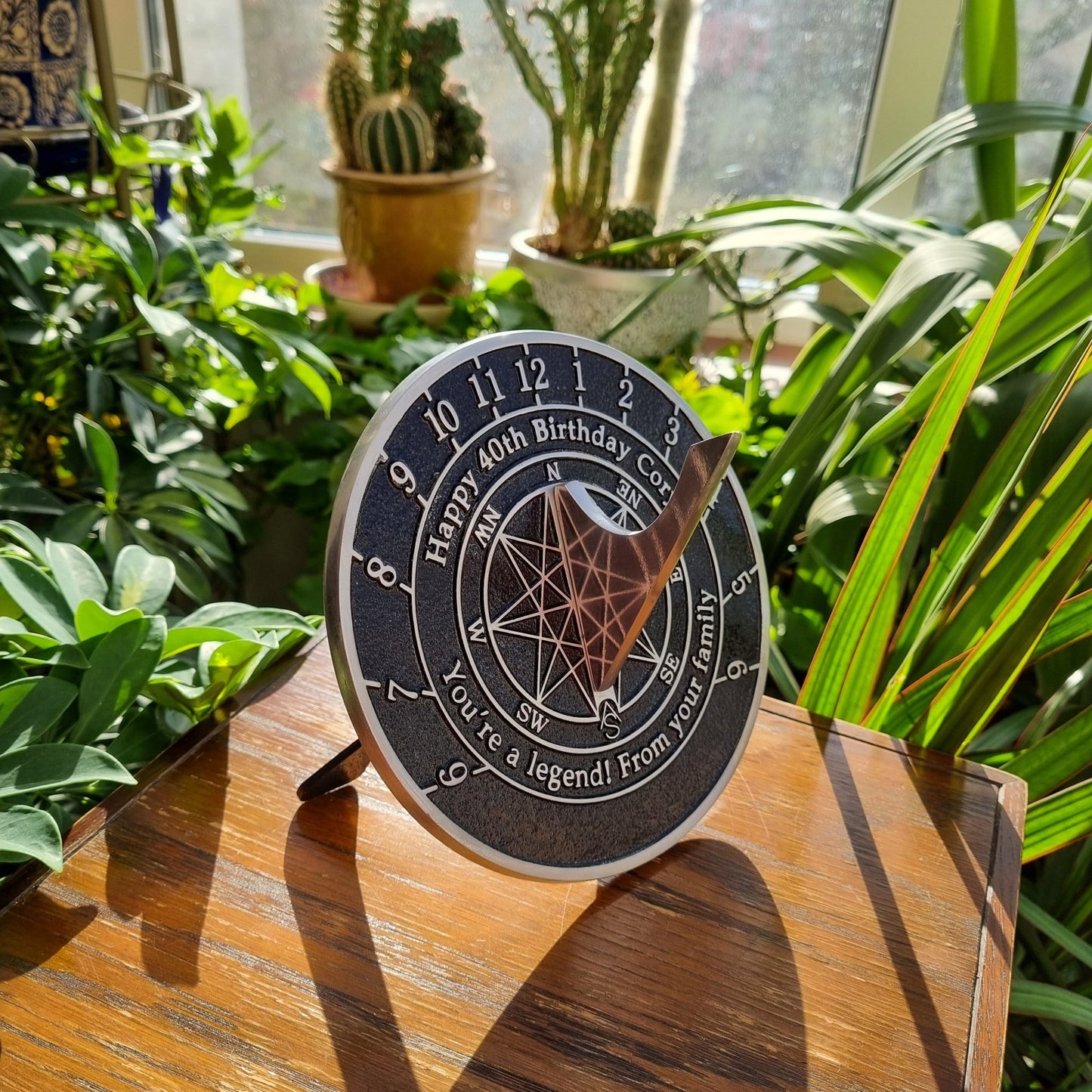 Custom Sundial With Star image - The Metal Foundry