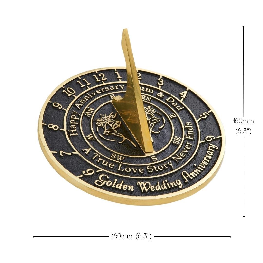 Custom Wedding Sundial - The Metal Foundry