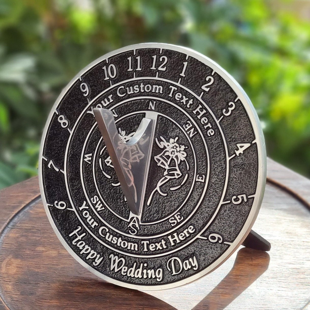 Custom Wedding Sundial - The Metal Foundry
