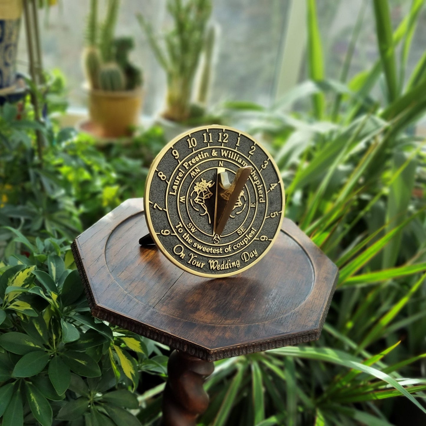 Custom Wedding Sundial - The Metal Foundry