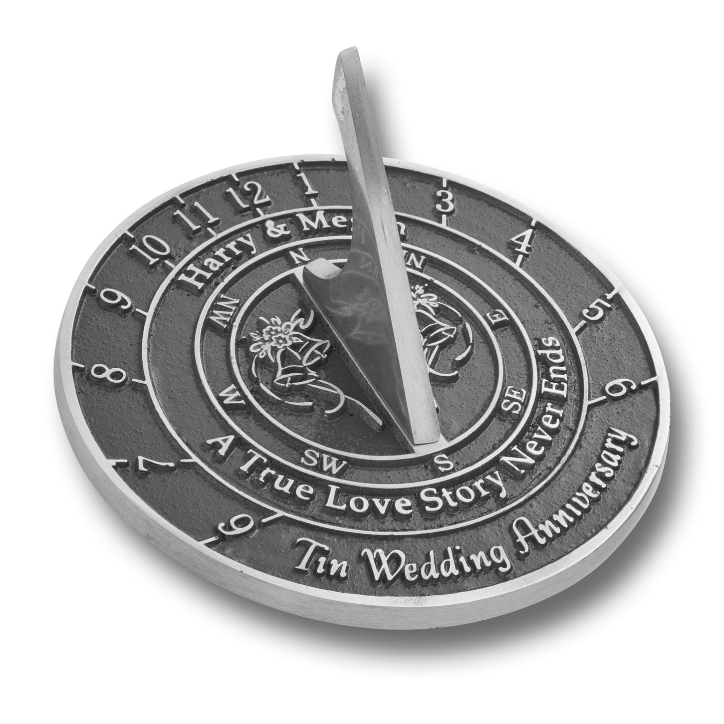 Custom Wedding Sundial - The Metal Foundry