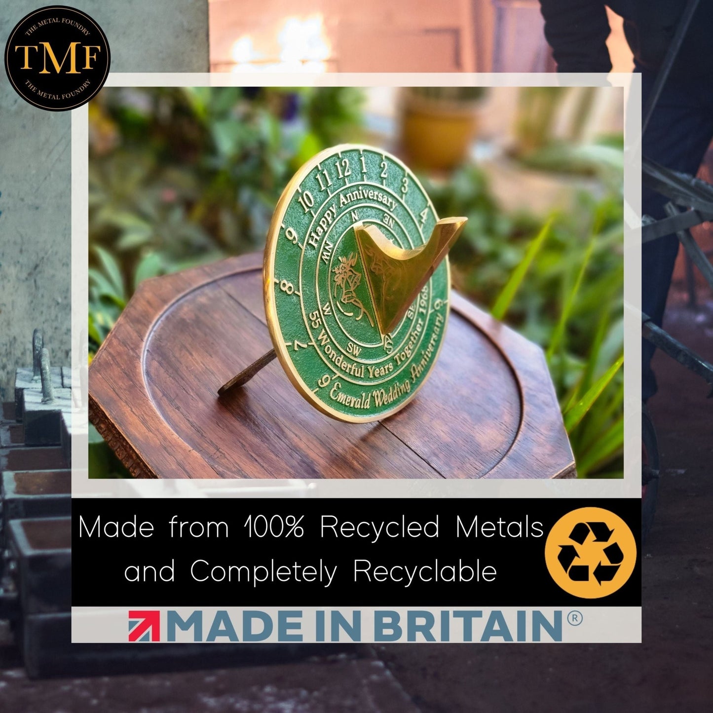 Emerald 55th Anniversary Sundial® 2023 Edition - The Metal Foundry