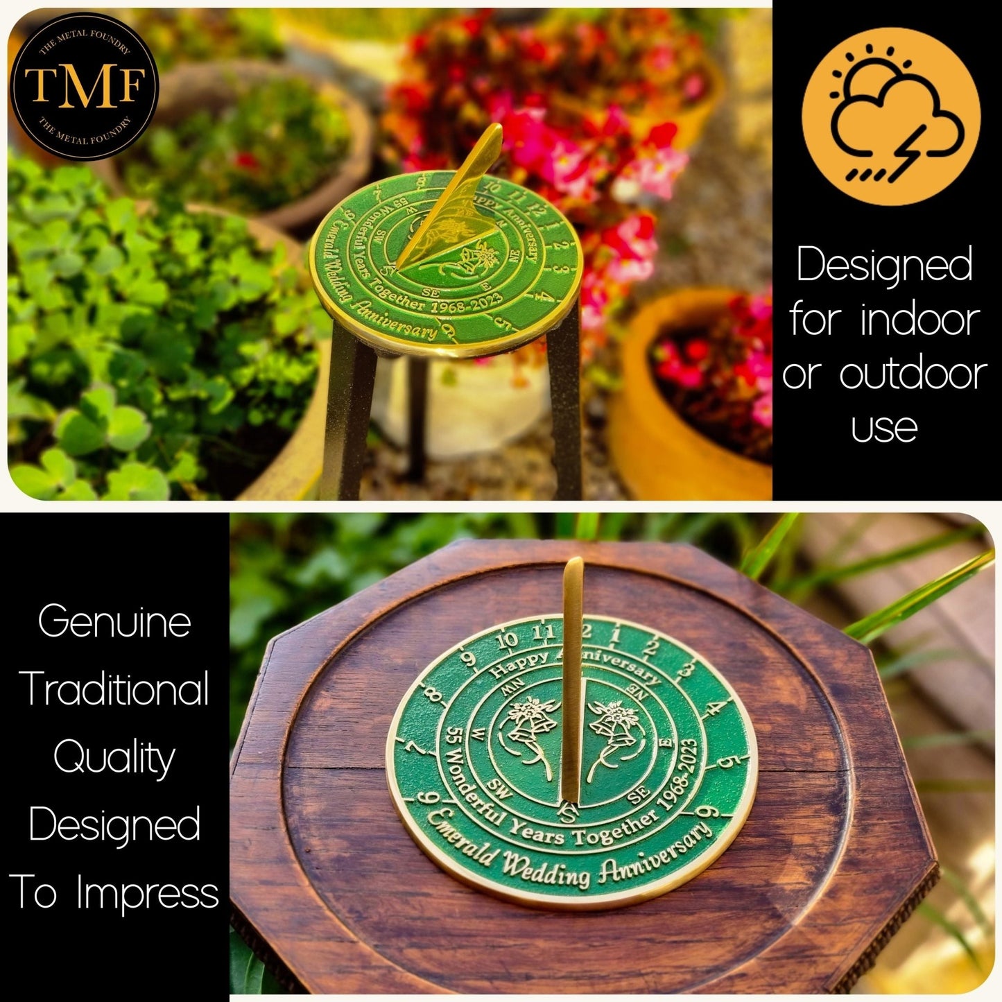 Emerald 55th Anniversary Sundial® 2023 Edition - The Metal Foundry