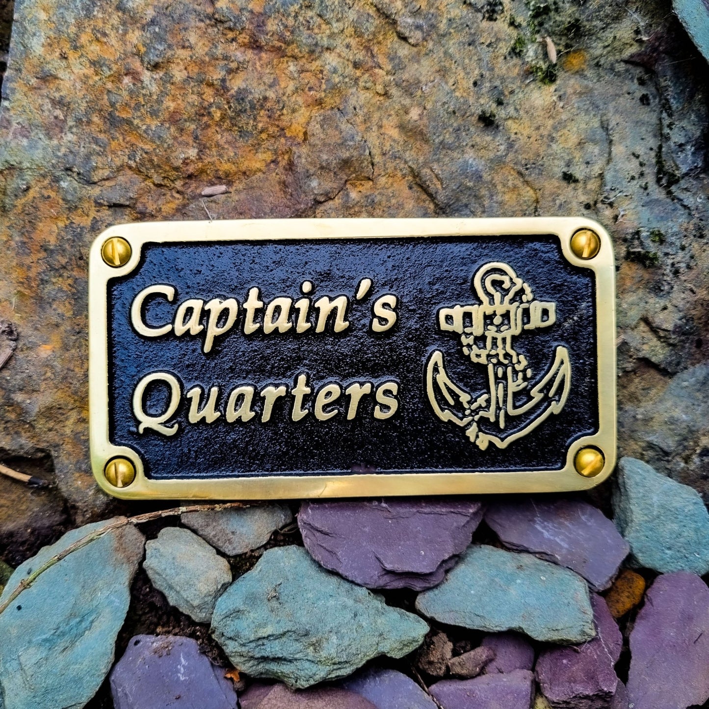 Nautical 'Captain’s Quarters' Sign - The Metal Foundry