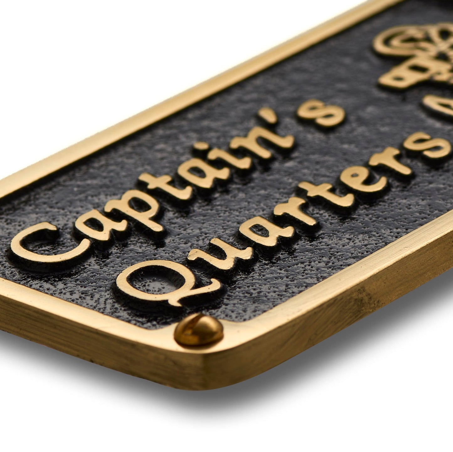Nautical 'Captain’s Quarters' Sign - The Metal Foundry