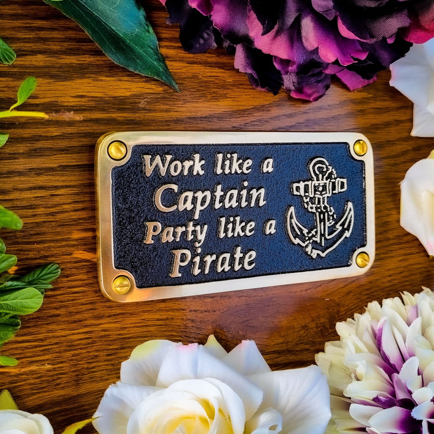 Nautical 'Party Like A Pirate' Sign - The Metal Foundry
