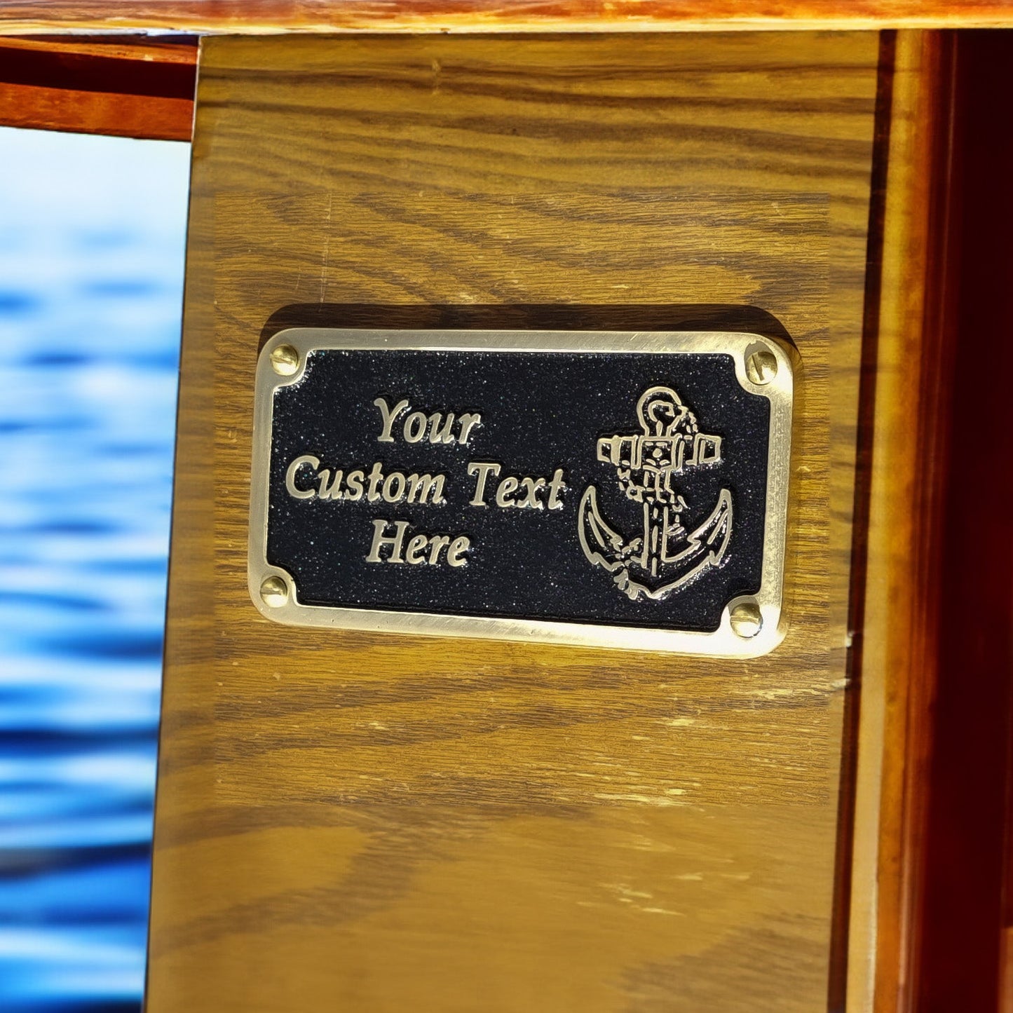 Nautical Personalised Boat Plaque - The Metal Foundry
