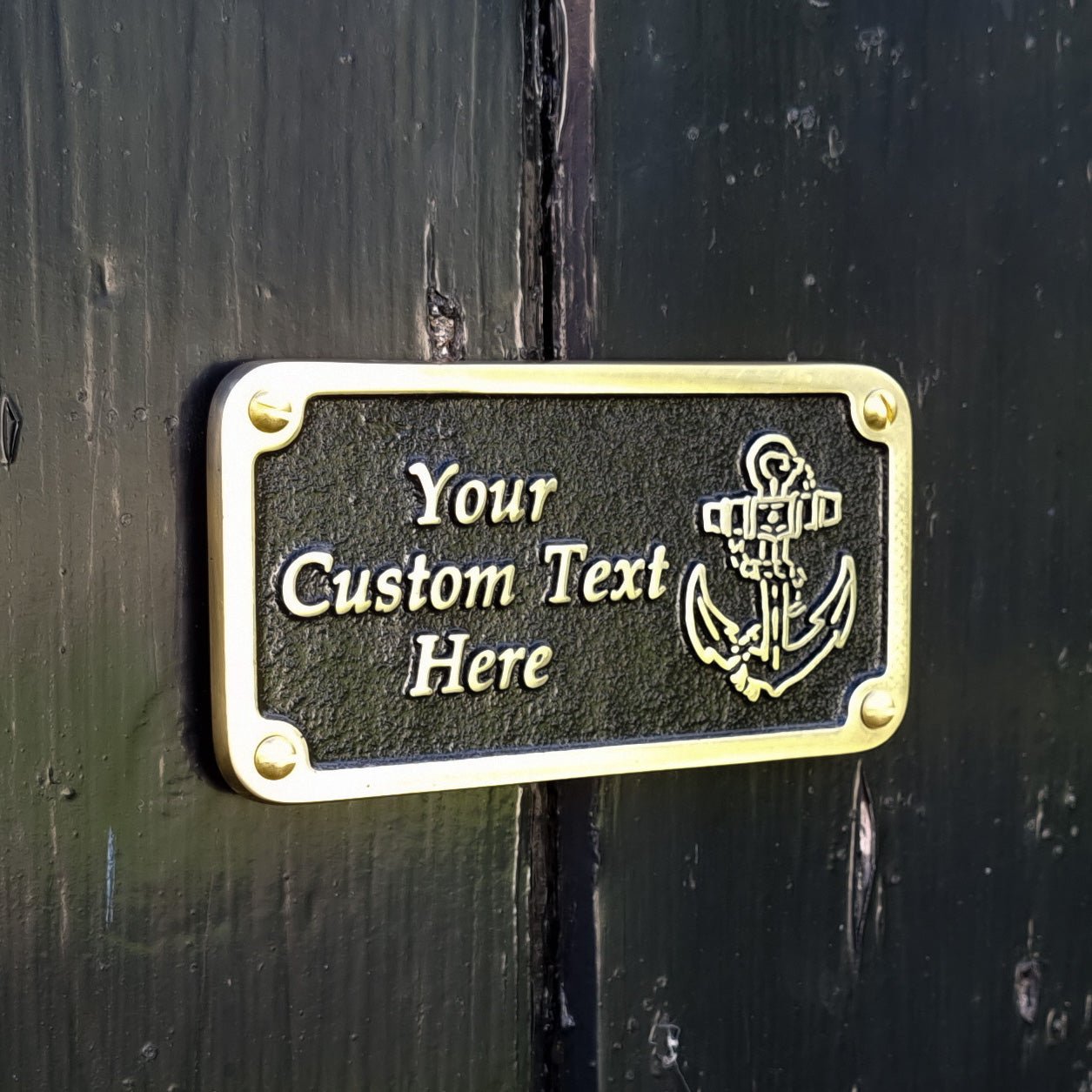 Nautical Personalised Boat Plaque - The Metal Foundry