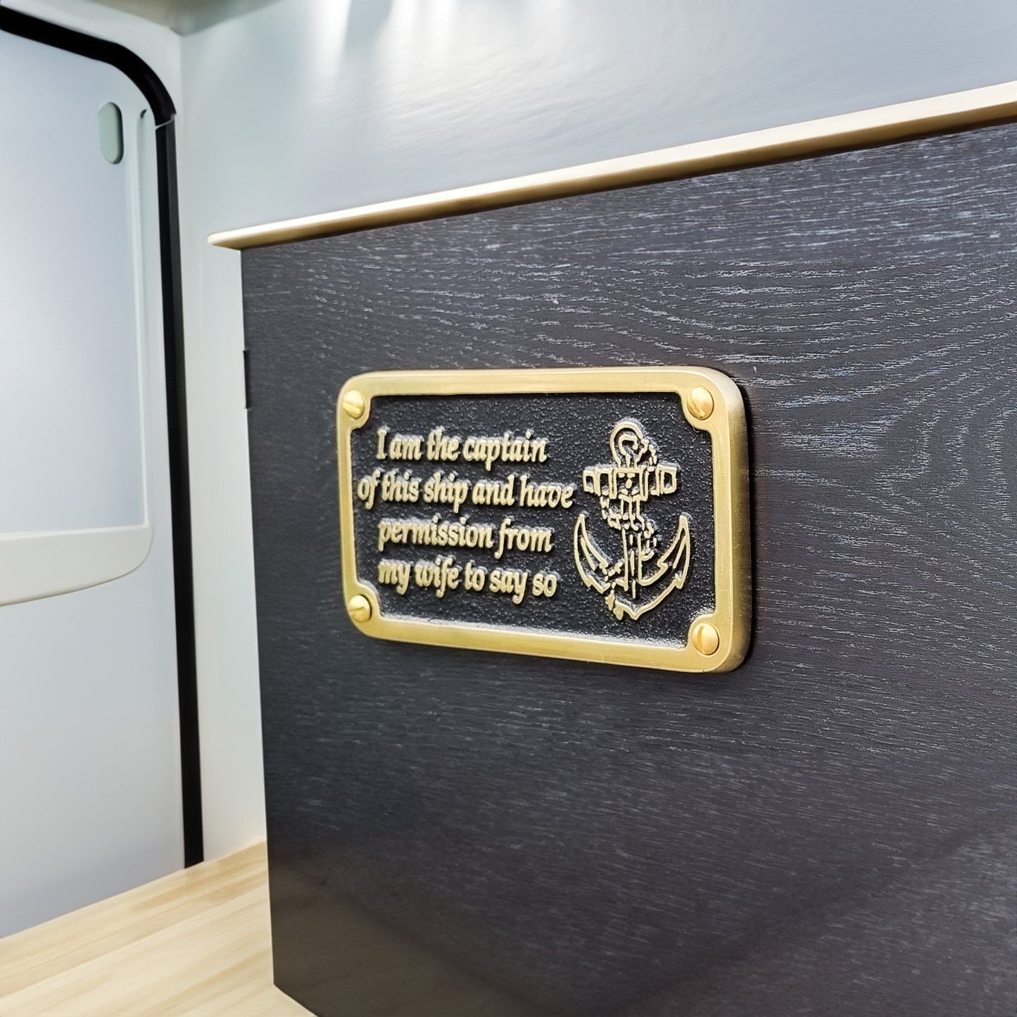 Nautical 'Wife’s Permission' Sign - The Metal Foundry