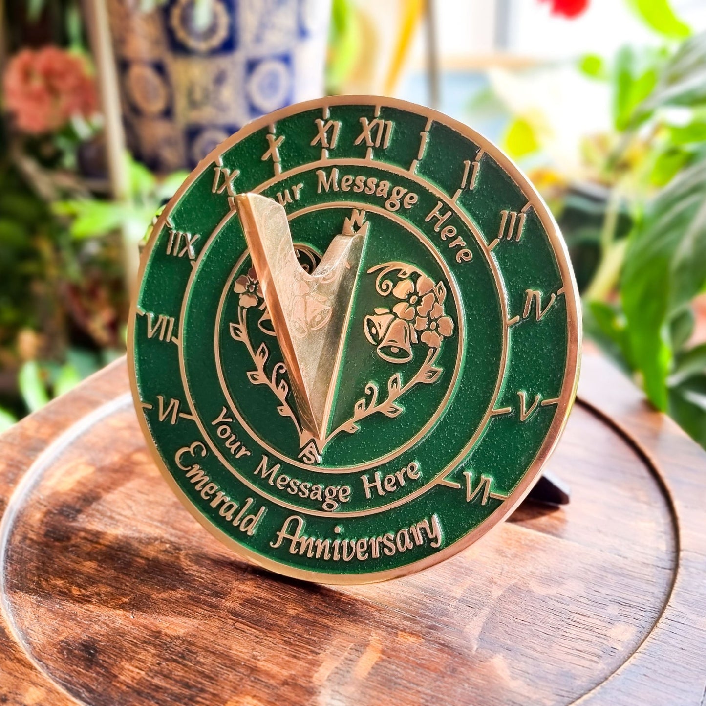 Personalised Anniversary Sundial Gift - The Metal Foundry