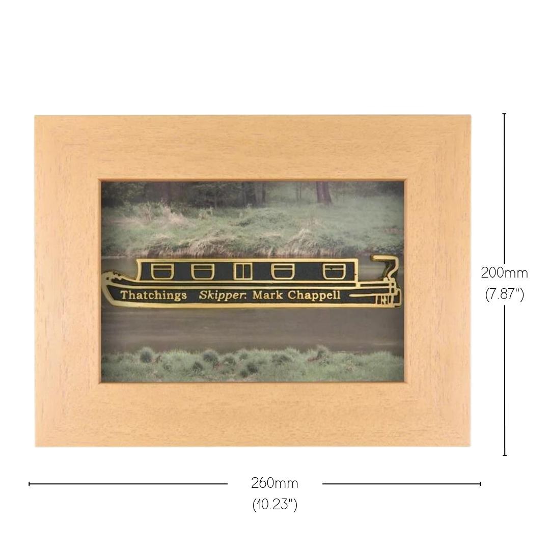 Personalised Canal Boat Sign - The Metal Foundry