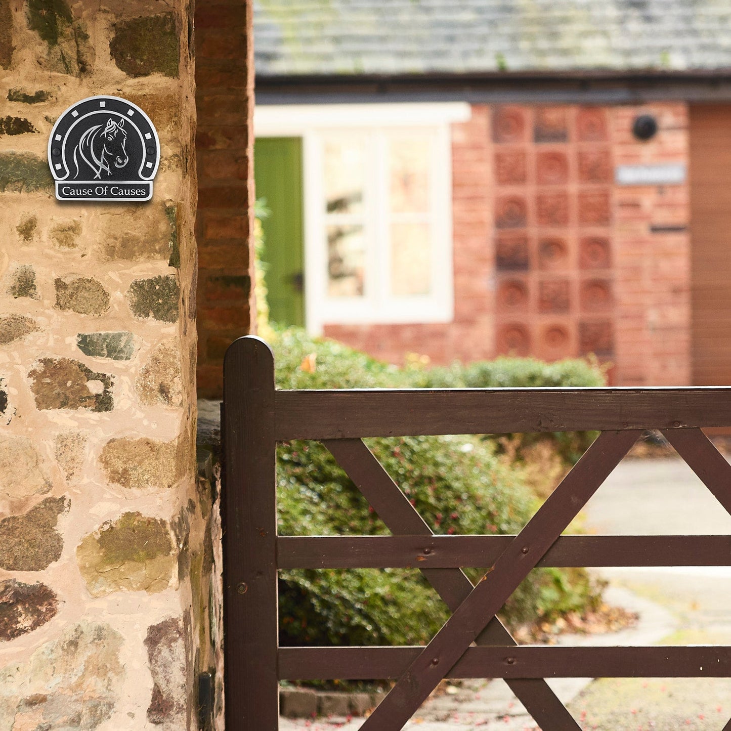 Personalised Stable Plaque - The Metal Foundry