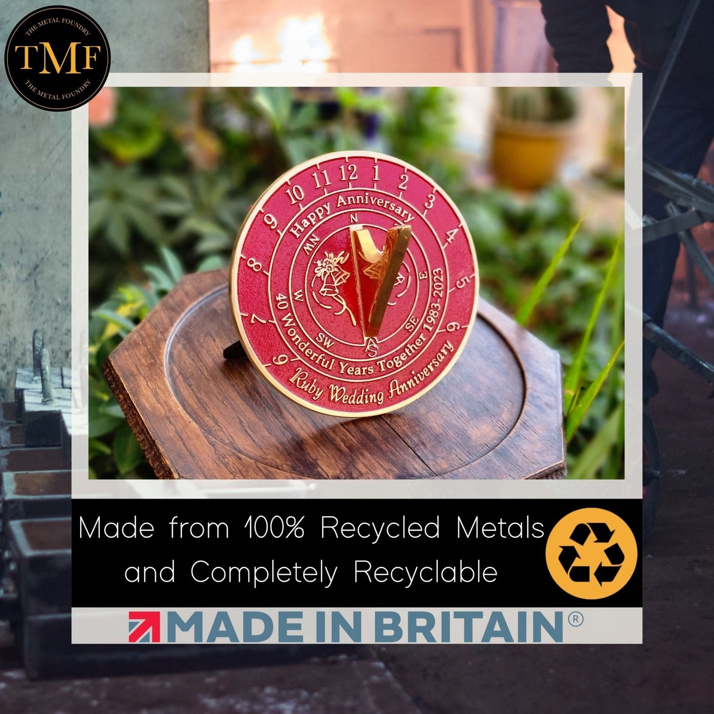 Ruby 40th Anniversary Sundial® 2023 Edition - The Metal Foundry