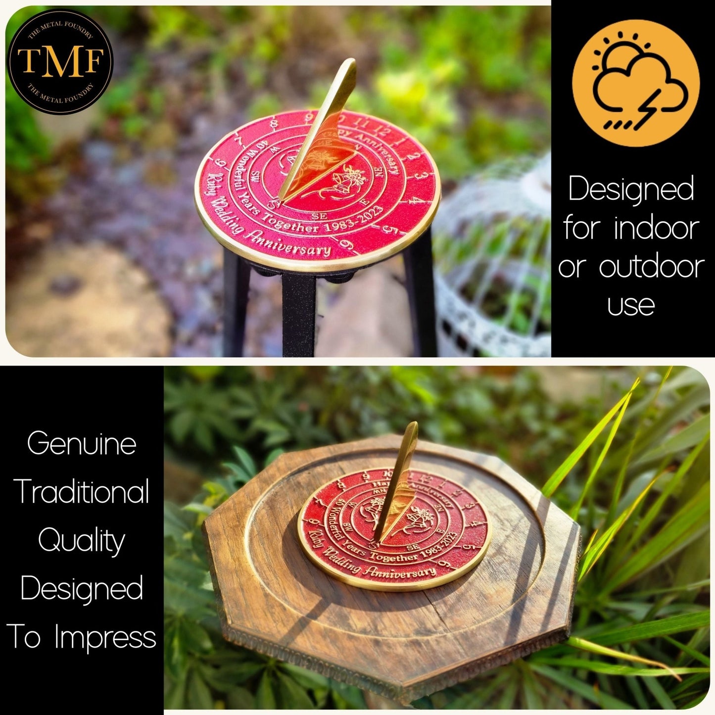 Ruby 40th Anniversary Sundial® 2023 Edition - The Metal Foundry