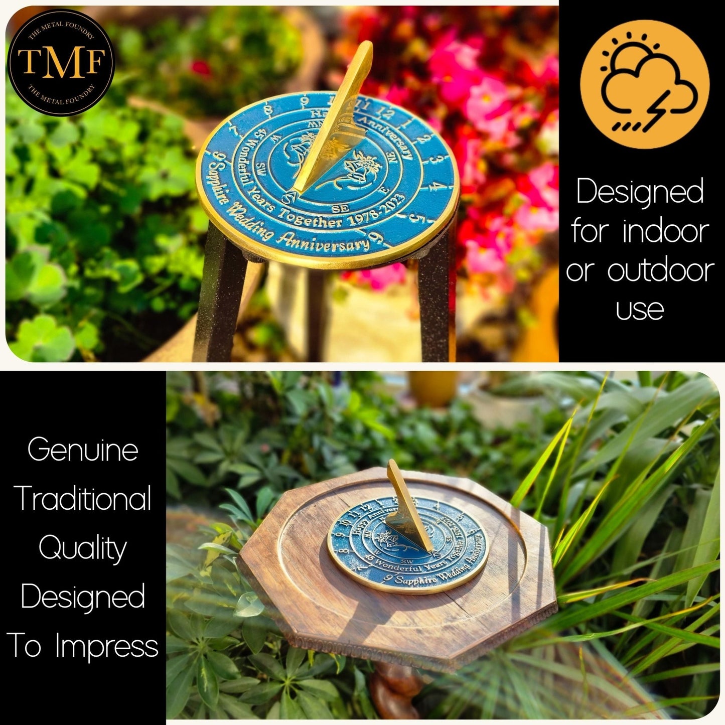 Sapphire 45th Anniversary Sundial® 2023 Edition - The Metal Foundry