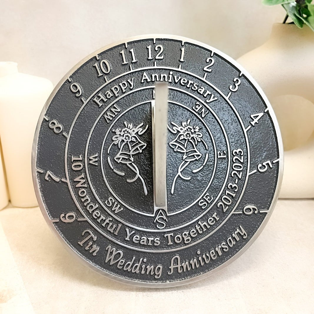 Tin 10th Anniversary Sundial® 2023 Edition - The Metal Foundry
