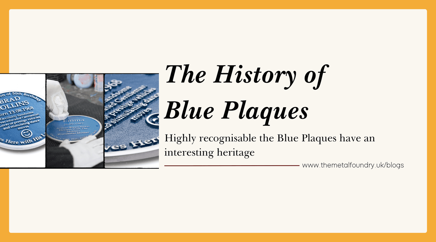 The history of Blue Plaques. The Metal Foundry