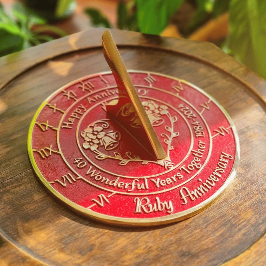 Sundials - Personalised Sundials | Wedding Anniversary Sundials – The ...