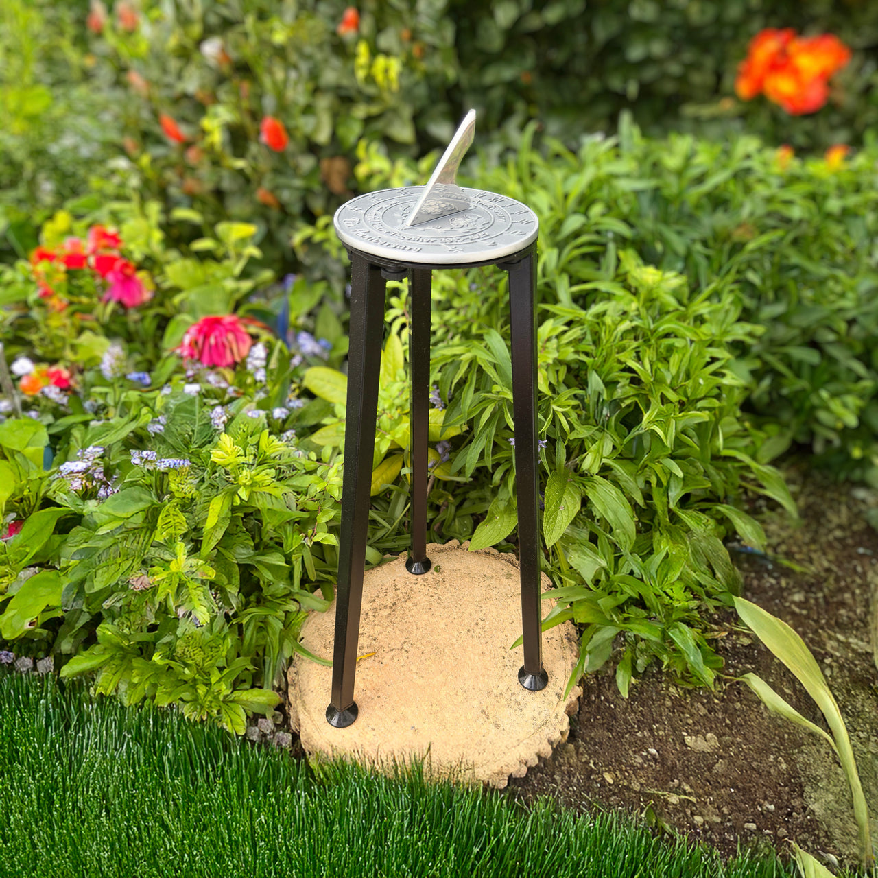 Tin 10th Anniversary Sundial Gift