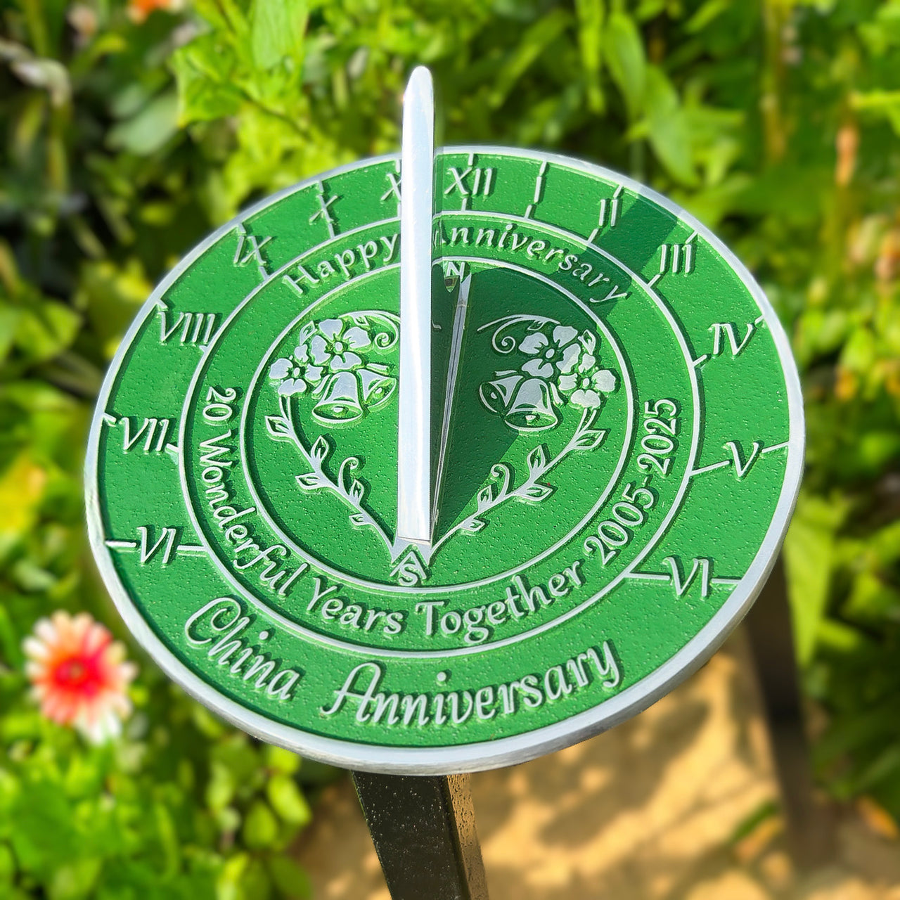 China 20th Anniversary Sundial Gift