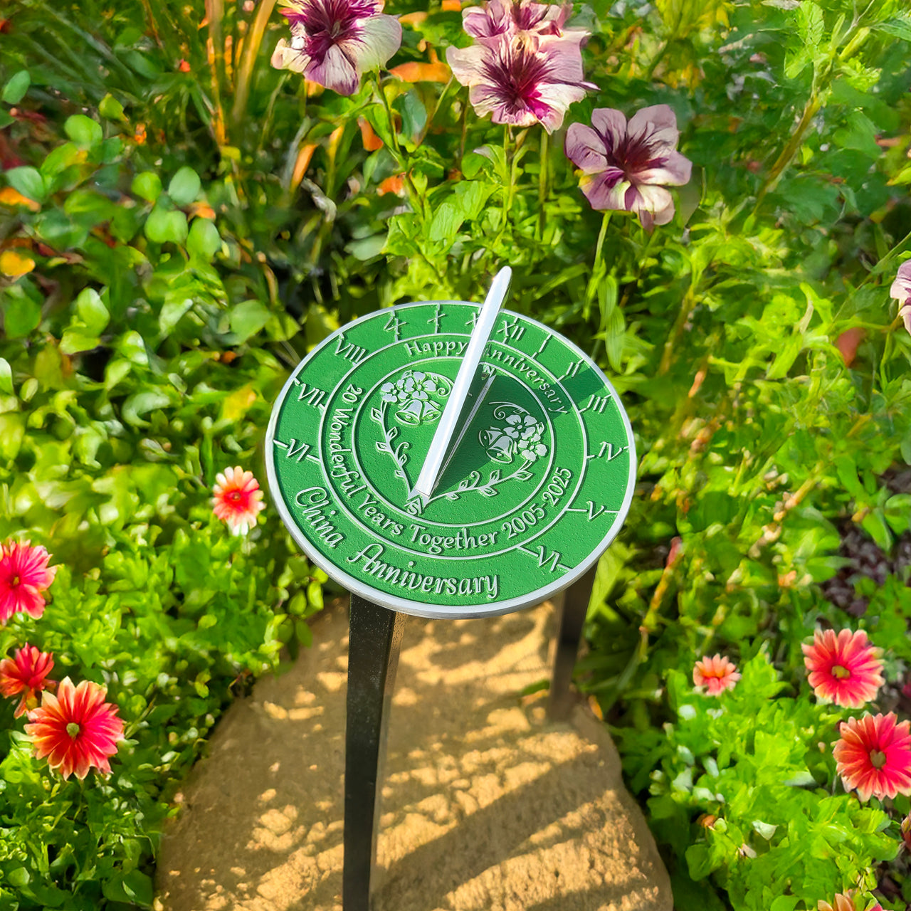 China 20th Anniversary Sundial Gift