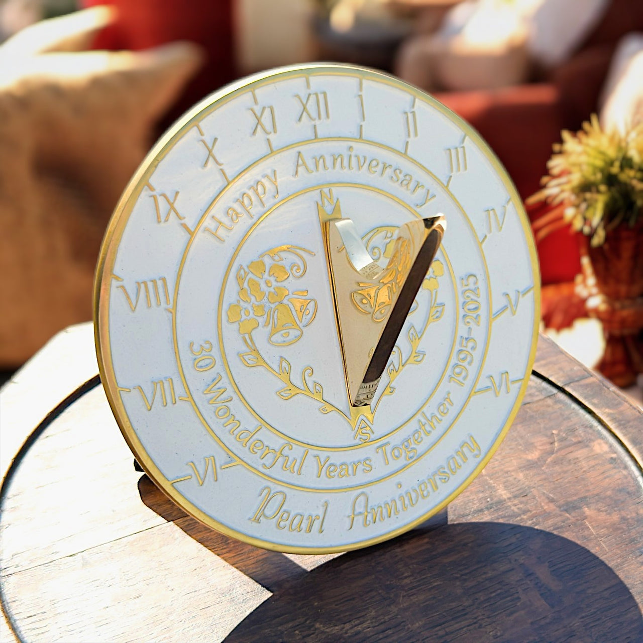 Pearl 30th Anniversary Sundial Gift