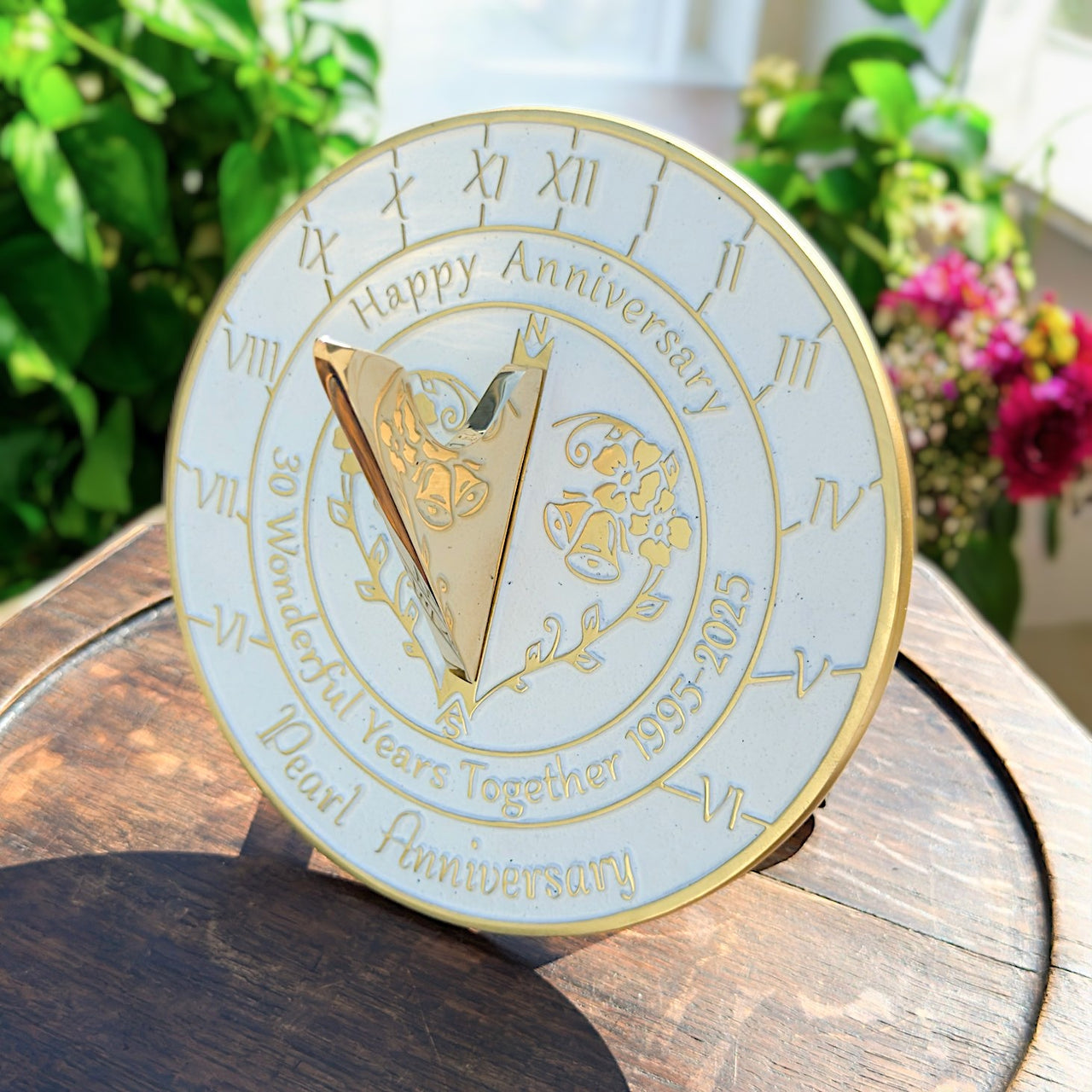 Pearl 30th Anniversary Sundial Gift