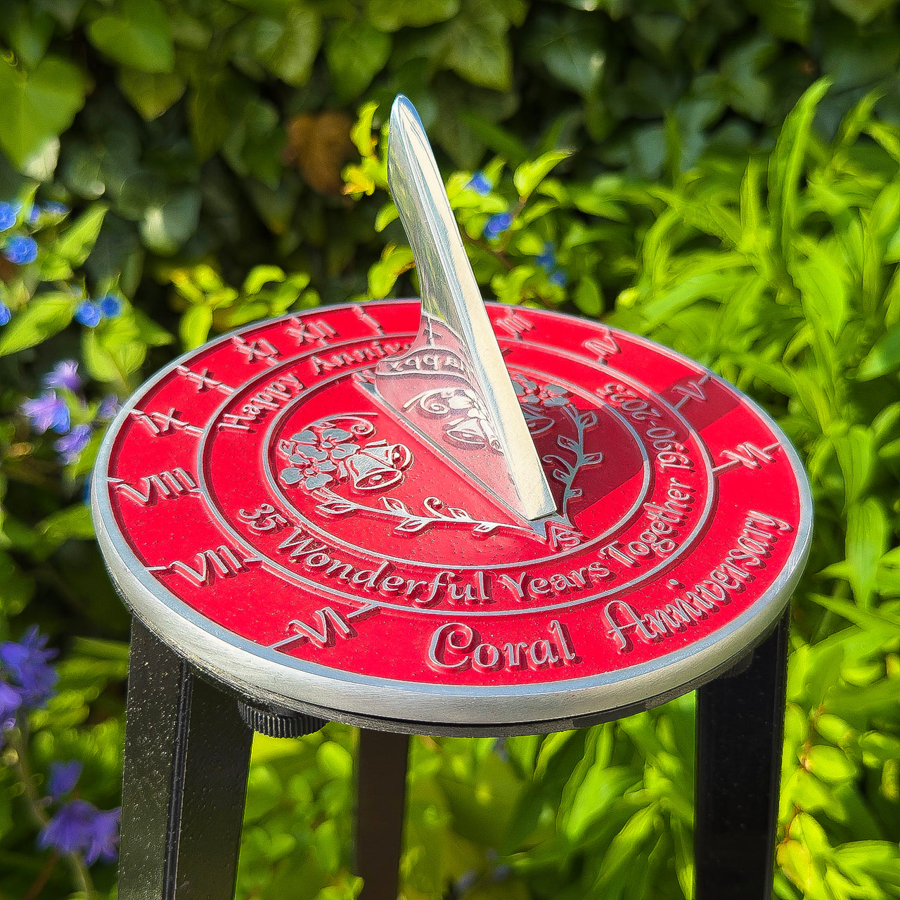 Coral 35th Anniversary Sundial Gift