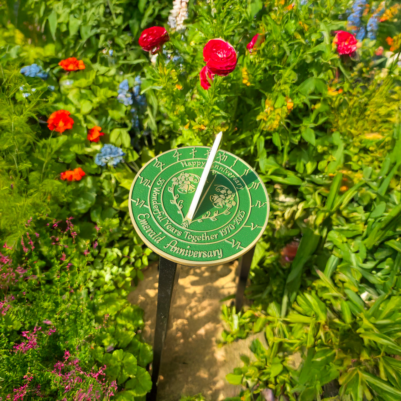 Emerald 55th Anniversary Sundial Gift