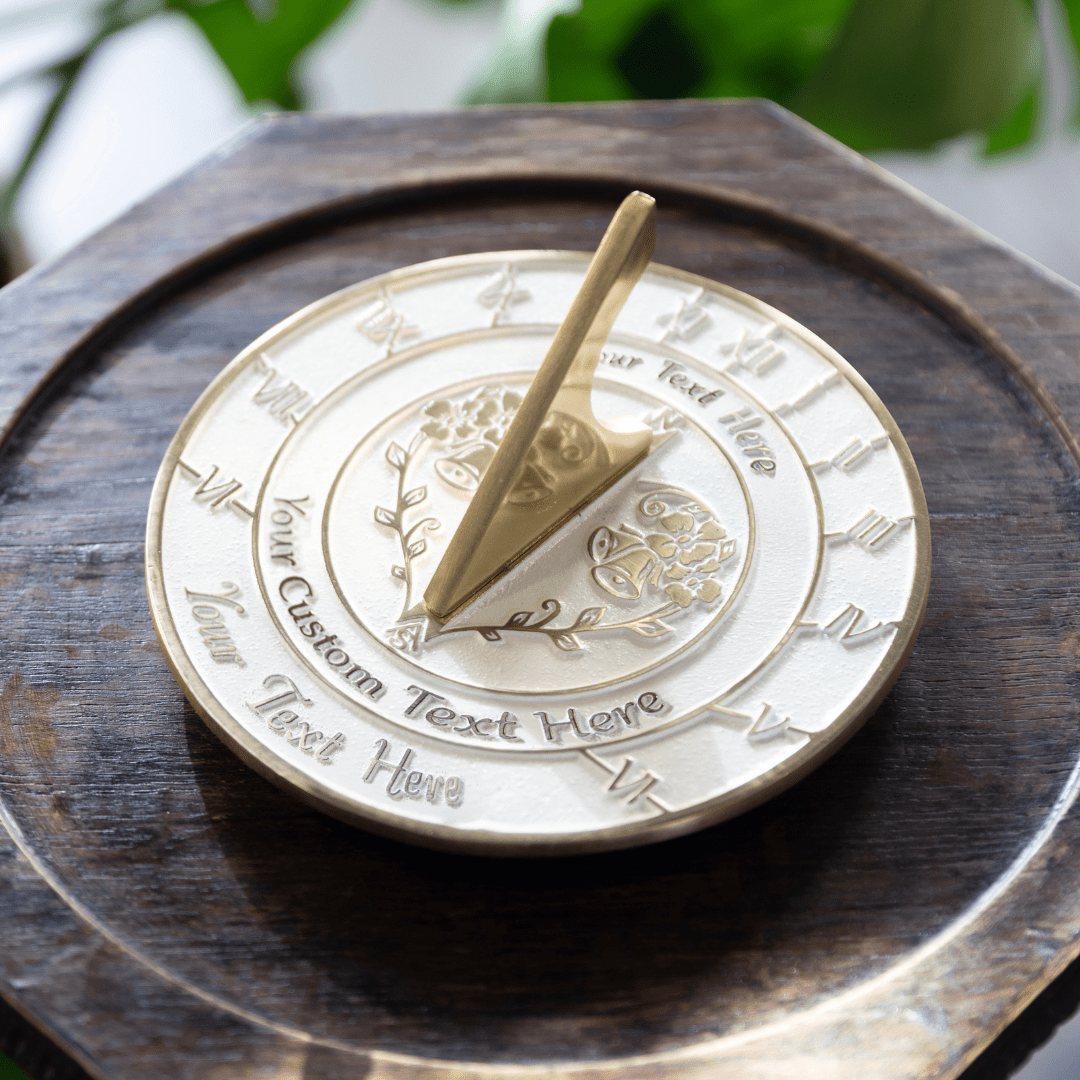 Coral 35th Wedding Anniversary Sundial- Wedding Anniversary Gift – The ...