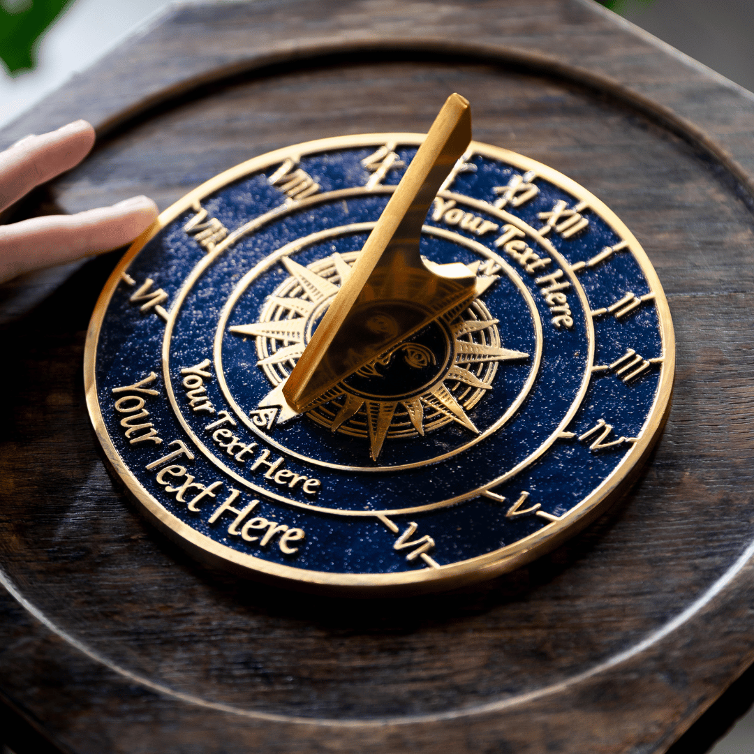 Personalised Retirement Gift Sundial - The Metal Foundry
