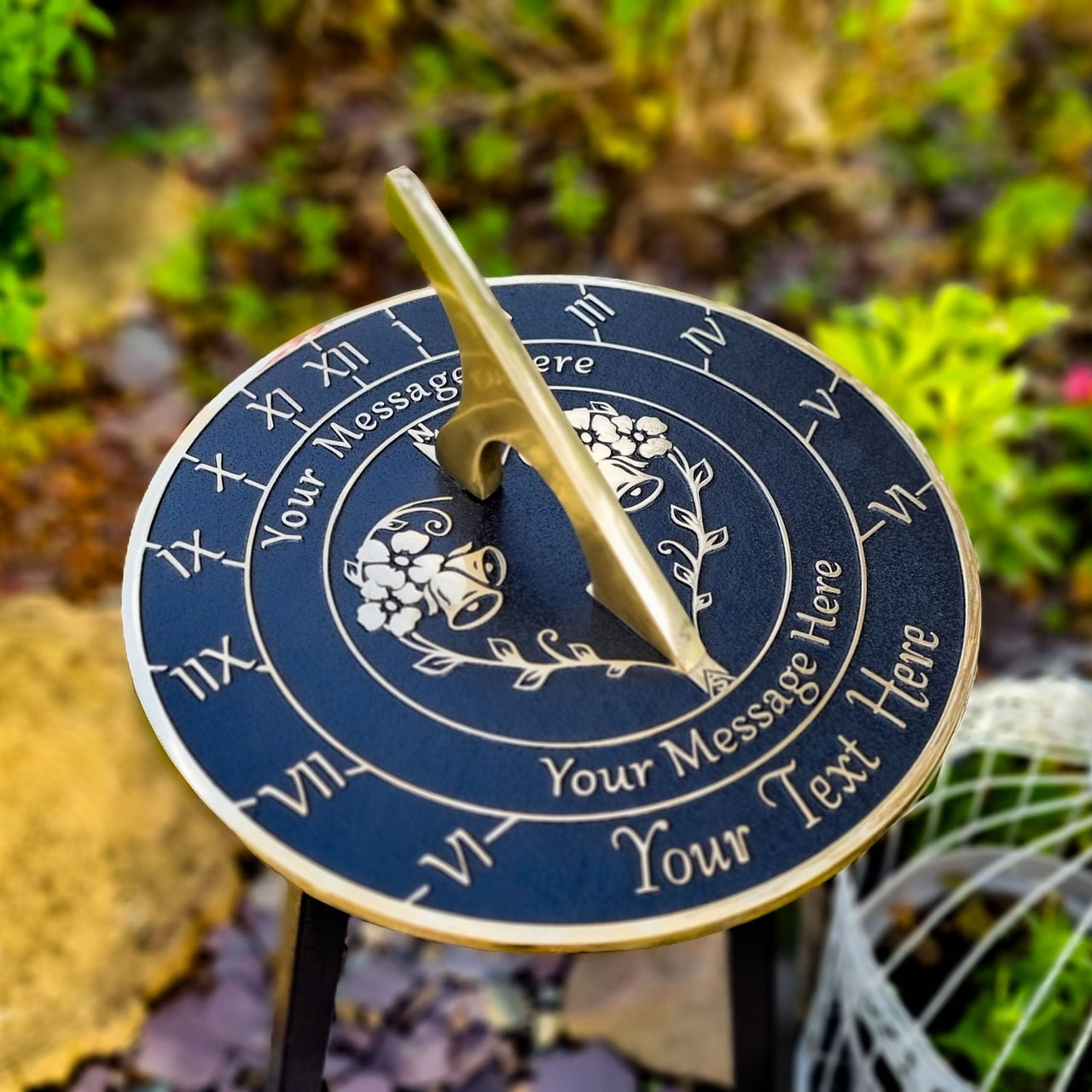 Ruby 40th Anniversary Sundial Gift - The Metal Foundry