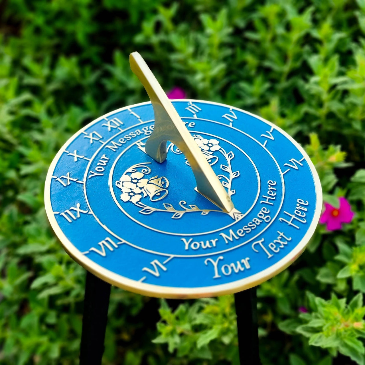 Sapphire 45th Anniversary Sundial Gift - The Metal Foundry