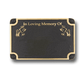 Angels Personalised Memorial Plaque - The Metal Foundry
