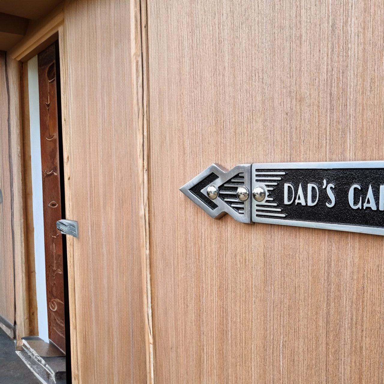 Art Deco Custom Door Sign - The Metal Foundry