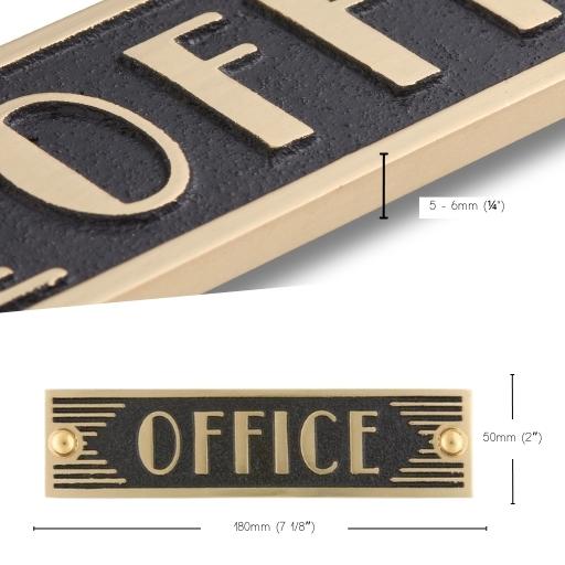 Art Deco Custom Door Sign - The Metal Foundry