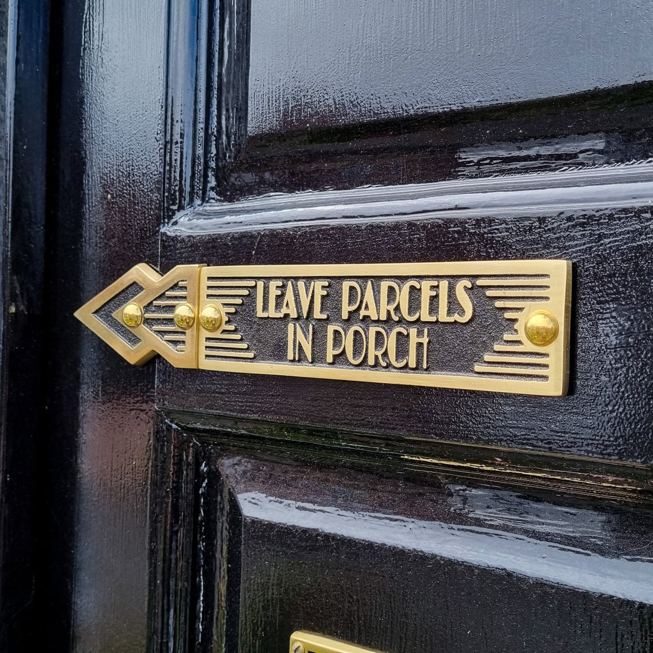 Art Deco Custom Door Sign - The Metal Foundry