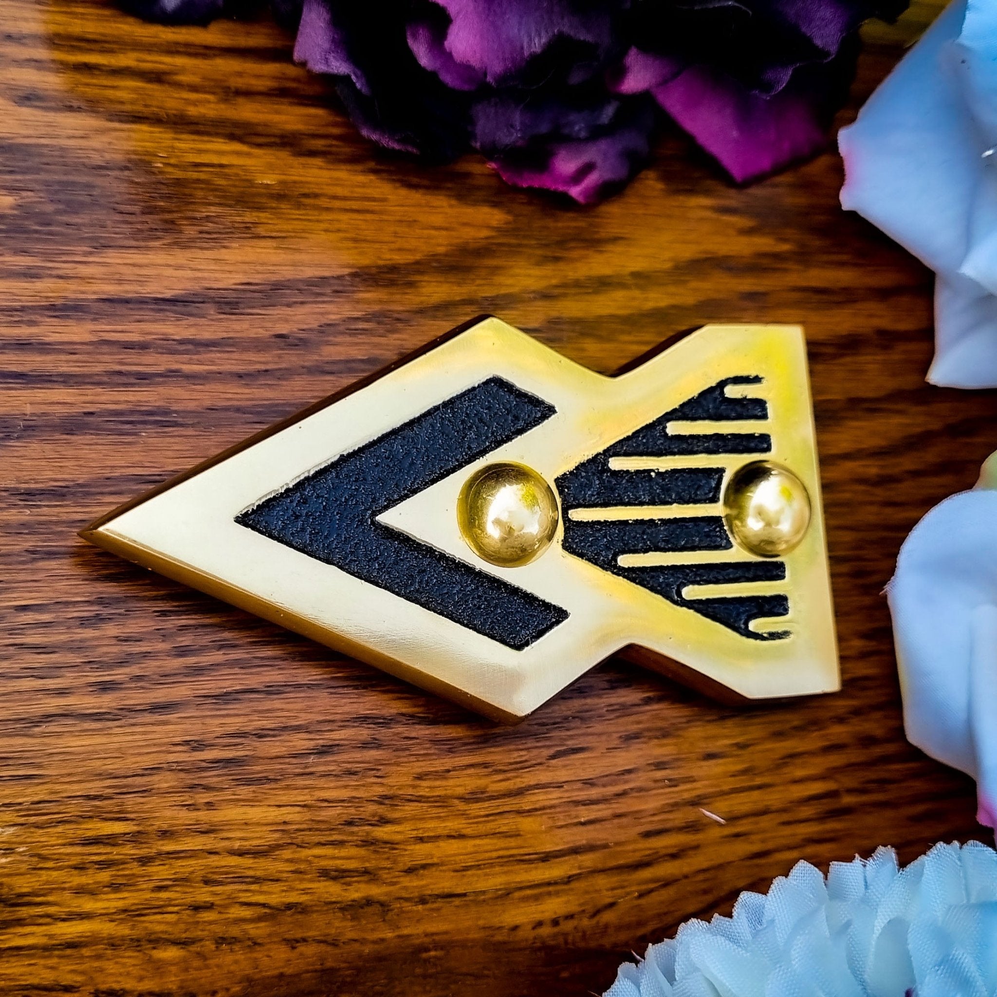 Art Deco Arrow Door Sign- Household Signs, Metal Signs – The Metal Foundry