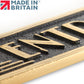 Art Deco 'Entrance' Door Sign - The Metal Foundry