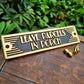 Art Deco 'Leave Parcels in Porch' Door Sign - The Metal Foundry