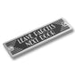 Art Deco 'Leave Parcels Next Door' Door Sign - The Metal Foundry