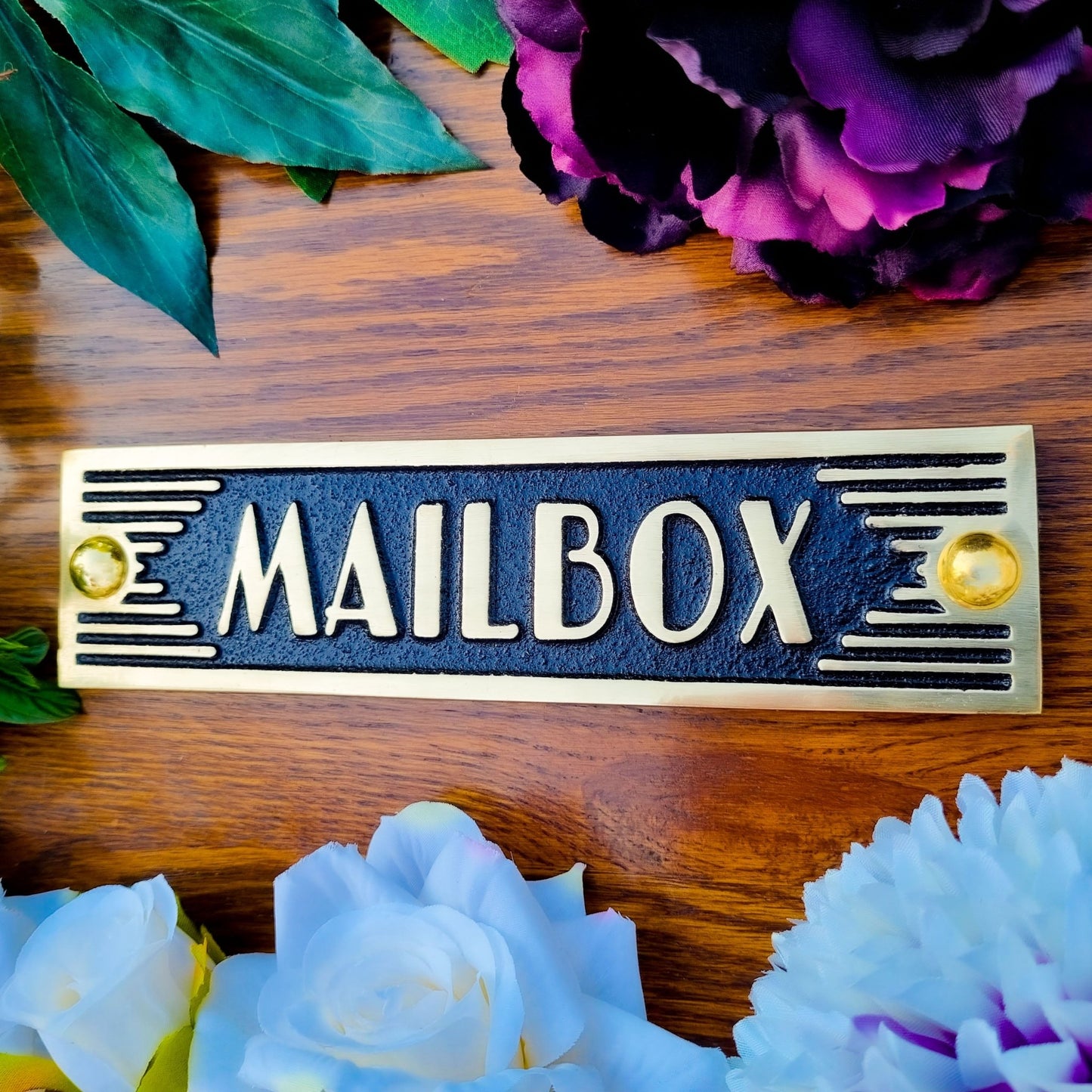 Art Deco 'Mailbox' Sign - The Metal Foundry