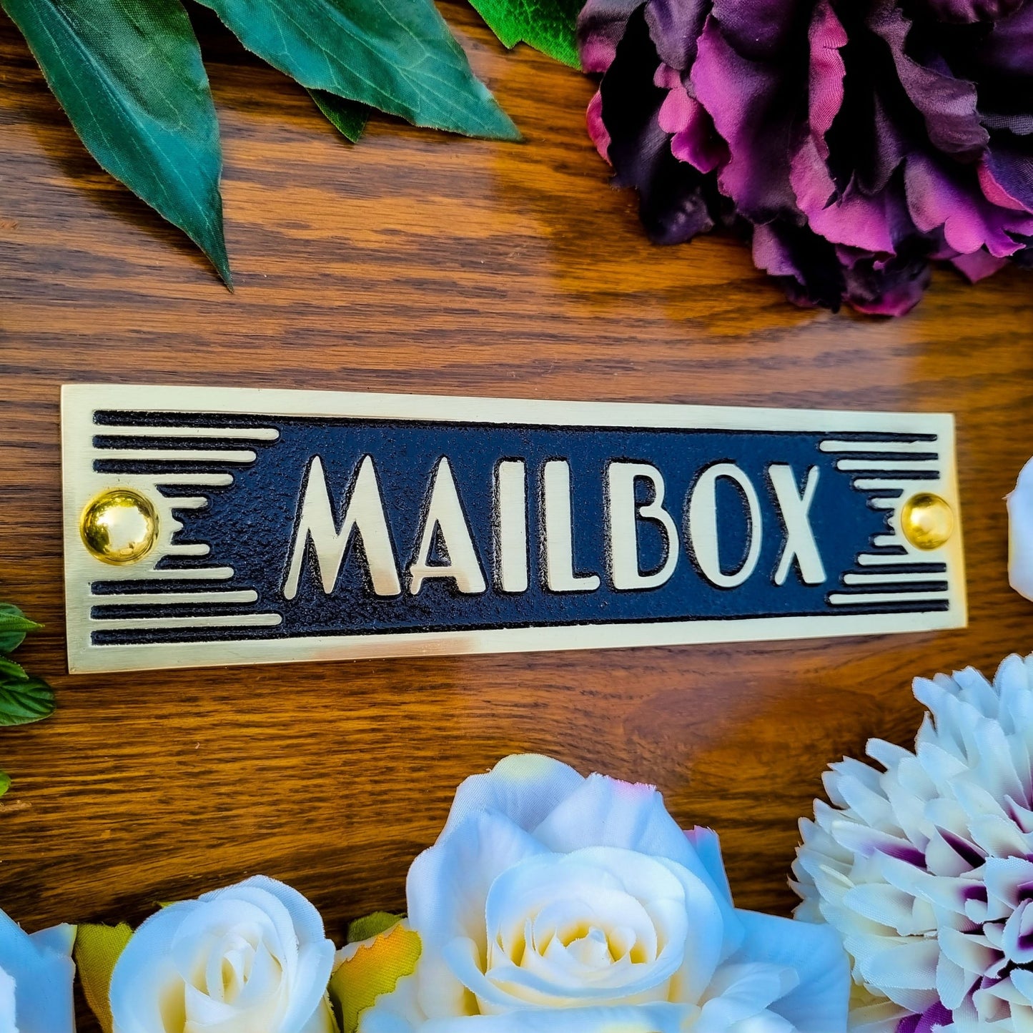 Art Deco 'Mailbox' Sign - The Metal Foundry