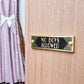 Art Deco 'No Boy's Allowed' Door Sign - The Metal Foundry