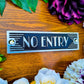 Art Deco 'No Entry' Sign - The Metal Foundry
