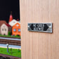Art Deco 'No Girls Allowed' Door Sign - The Metal Foundry