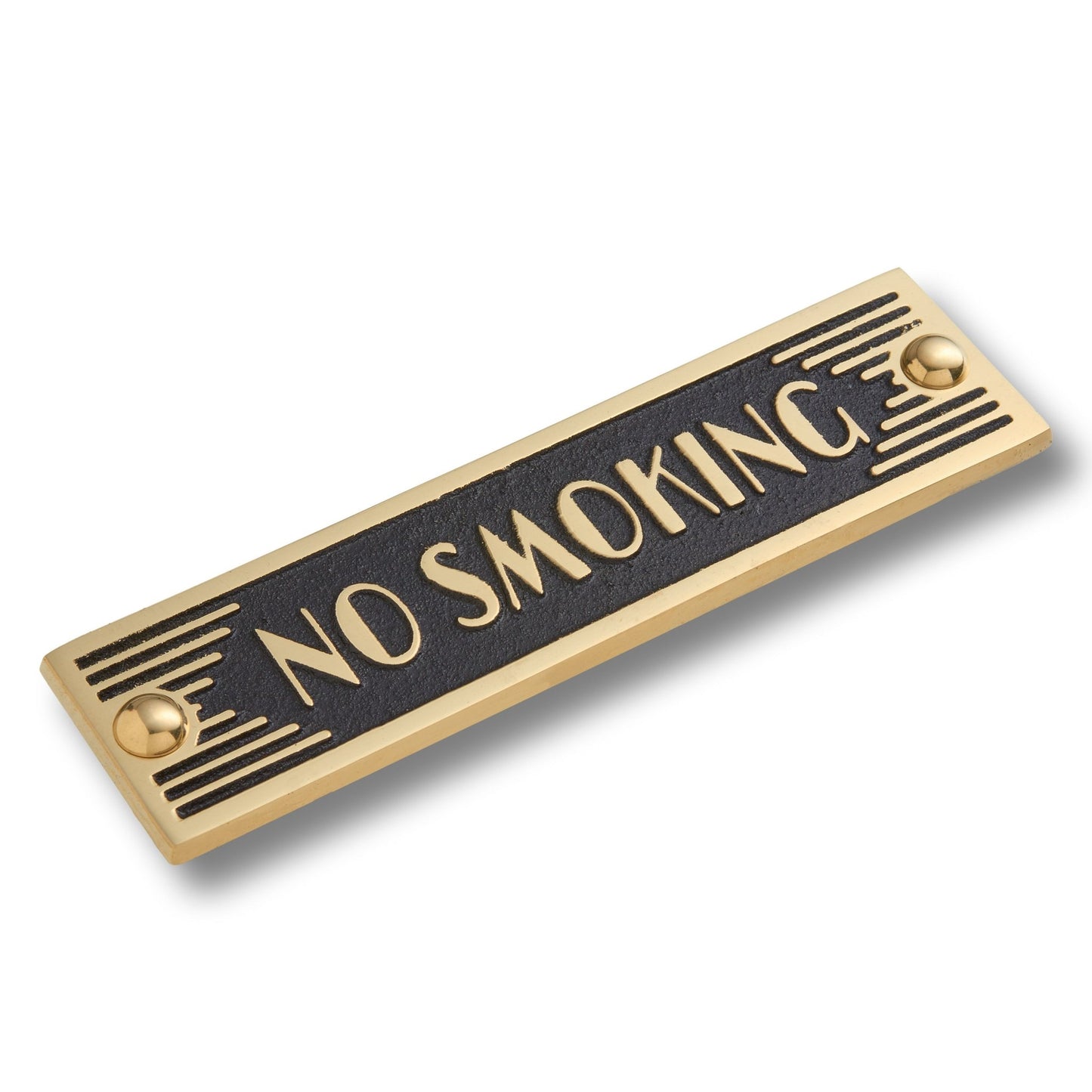 Art Deco 'No Smoking' Sign - The Metal Foundry