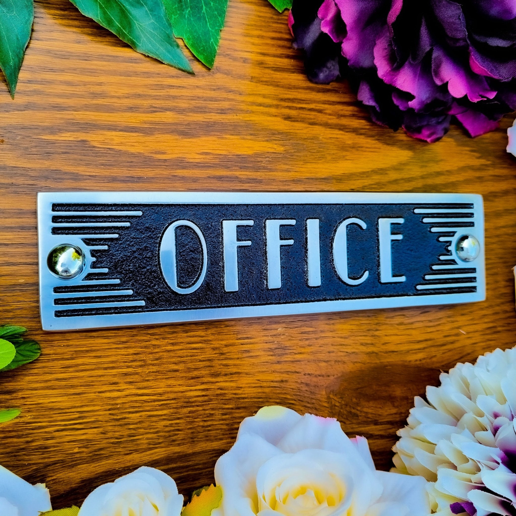 Art Deco 'Office' Sign - The Metal Foundry